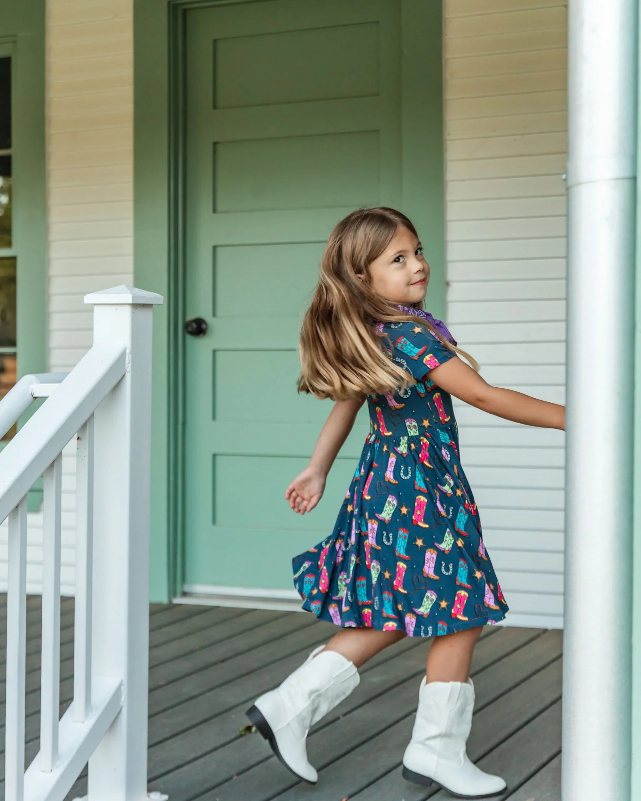 Howdy Hunny Twirl Dress - Shop Kids' Bamboo Dresses