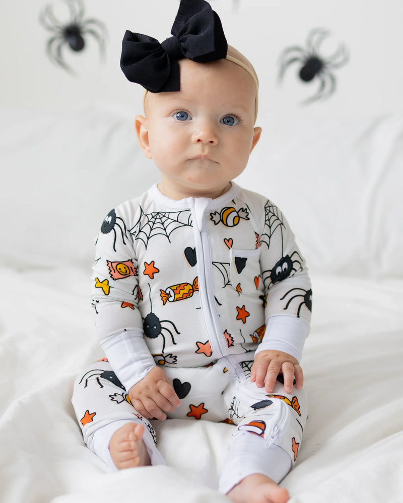 Zip Romper - Spider Treats