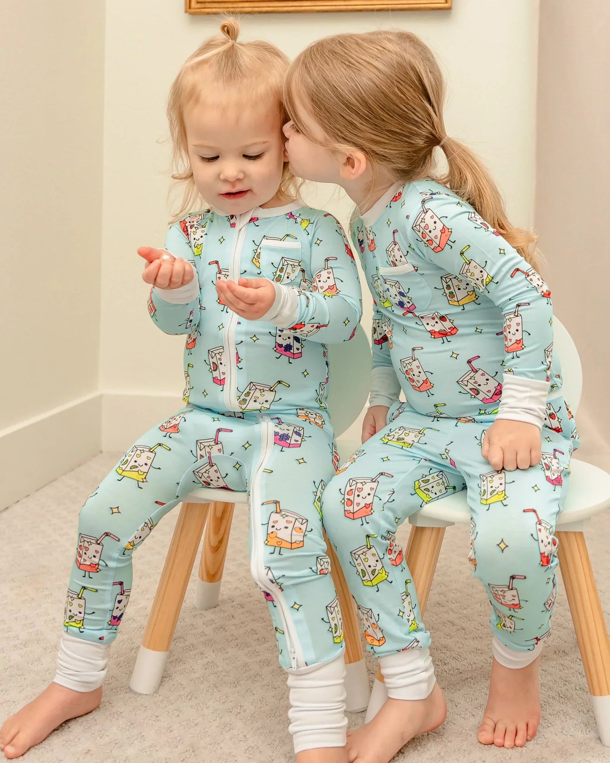 Juicebox Zip Romper Set - Shop Kids' Bamboo PJs | PB & Grape