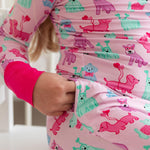 kids pajama set with pockets