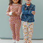 kids wearing cute pajamas
