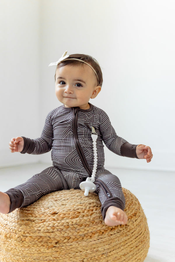 Zip Romper - Maze